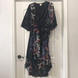 Floral Wrap Dress